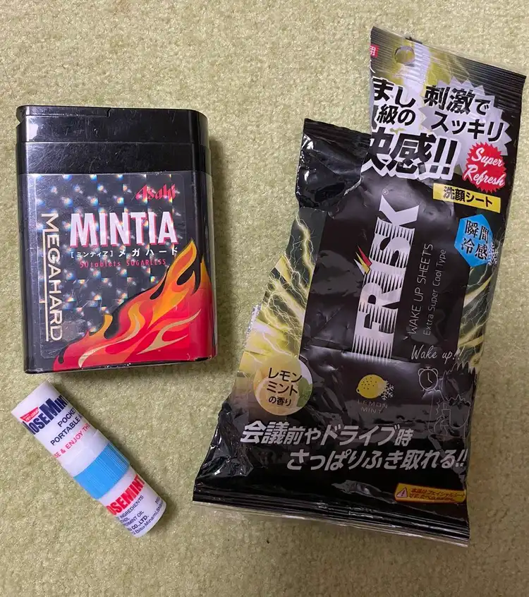 高校生の息子がカバンに入れている眠気覚ましグッズ